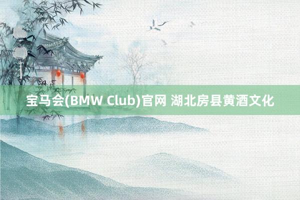 宝马会(BMW Club)官网 湖北房县黄酒文化
